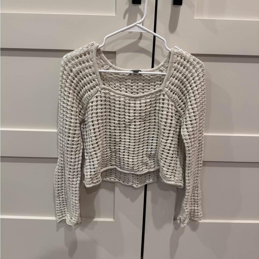Wild Fable Cream Knit Sweater